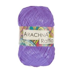 Пряжа Raffia (5 мотков)., 50 гр., 200м., ARACHNA, №29 сиреневый
