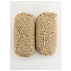 Пряжа "Merino Exclusive" 100г, 220м (2 мотка), YarnArt, 775 светло-бежевый