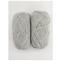 Пряжа "Merino Exclusive" 100г, 220м (2 мотка), YarnArt, 753 светло-серый