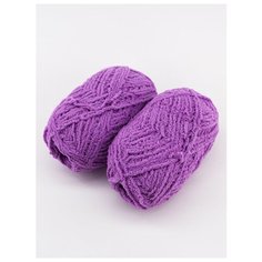 Пряжа "SOFIA" 50г, 90м (2 мотка), ADELIA, №18 сиреневый