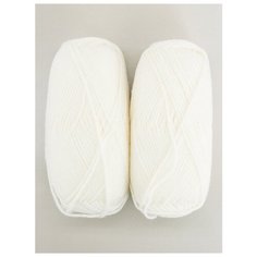 Пряжа "Shetland" 100г, 220м (2 мотка), YarnArt, 501 белый