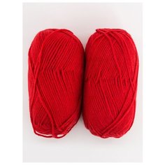 Пряжа "Shetland" 100г, 220м (2 мотка), YarnArt, 507 красный