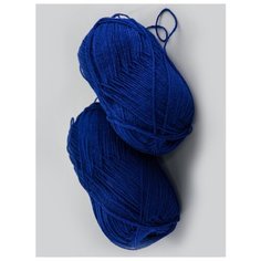 Пряжа "TINA" 100г, 308м (2 мотка), ADELIA, №047 т.синий