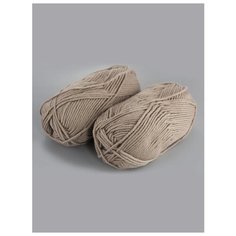 Пряжа "Зимняя премьера" 100г, 150м (2 мотка)., Пехорский текстиль, 274-Серобежевый Пехорка