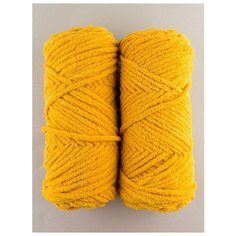 Пряжа "MIMI" 100г, 80м (2 мотка), Adelia, №16 оранжевый