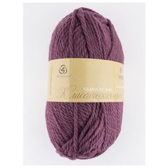 Пряжа "Осенняя" 200г, 150м (1 моток)., Пехорский текстиль, 191-Ежевика Пехорка