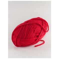 Пряжа "Осенняя" 200г, 150м (1 моток)., Пехорский текстиль, 88-Красный мак Пехорка