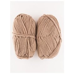 Пряжа "Народная традиция" 100г, 100м (2 мотка)., Пехорский текстиль, 579-Св.кофейный Пехорка