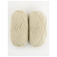 Пряжа "Merino De Luxe" 100г, 280м (2 мотка), YarnArt, 33 бежевый