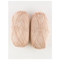Пряжа "Детский хлопок" 100г, 330м (2 мотка)., Пехорский текстиль, 03-Светлобежевый Пехорка