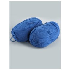 Пряжа "Детская объёмная" 100г., 400м (2 мотка)., Пехорский текстиль, 112-Арктика Пехорка