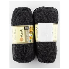 Пряжа "Super Merino" 100г, 280м (2 мотка), YarnArt, 1441 темно-серый