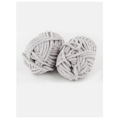 Пряжа "DOLLY" 100г, 40м (2 мотка), Adelia, №06 серый