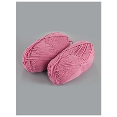 Пряжа "Зимняя премьера" 100г, 150м (2 мотка)., Пехорский текстиль, 378-Герань Пехорка