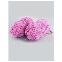 Пряжа "DOLLY" 100г, 40м (2 мотка), Adelia, №25 яр.розовый