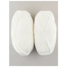 Пряжа "Лаконичная" 100г, 212м ( 2 мотка)., Пехорский текстиль, 166-Суровый Пехорка