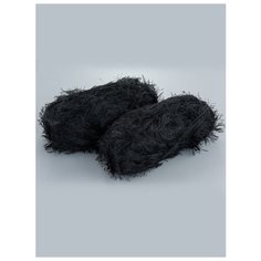 Пряжа "Trafka" 100г, 150м (2 мотка), Visantia, №1001 черный