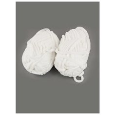 Пряжа "DOLLY" 100г, 40м (2 мотка), Adelia, №01 белый