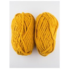 Пряжа "DOLLY" 100г, 40м (2 мотка), Adelia, №31 оранжевый