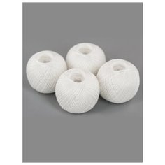 Пряжа Ирис 25 г (4 мотка), 150м., ПНК им. Кирова, №0101 (001) БЕЛЫЙ