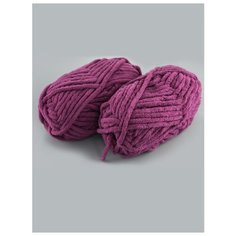 Пряжа "DOLLY" 100г, 40м (2 мотка), Adelia, №24 бордовый