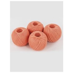 Пряжа Ирис 25 г (4 мотка), 150м., ПНК им. Кирова, №0802 (019) персиковый