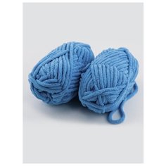 Пряжа "DOLLY" 100г, 40м (2 мотка), Adelia, №11 яр.голубой