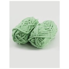 Пряжа "DOLLY" 100г, 40м (2 мотка), Adelia, №07 св.зеленый