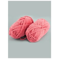 Пряжа "DOLLY" 100г, 40м (2 мотка), Adelia, №23 коралловый