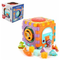 Игровой развивающий центр Veld co 101464 " Куб", свет /звук,
