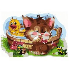 Картина по номерам "Чистюли", 20x30 см Molly