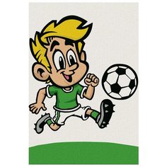 Картина по номерам "Веселый футболист", 20x30 см Котеин