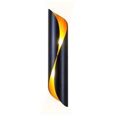 Настенный светильник со сменной лампой FW241 BK/GD черный/золото G9/2 max 40W 400*80*100 (лампы LED G9 7W 4200K в комплекте) Ambrella Light