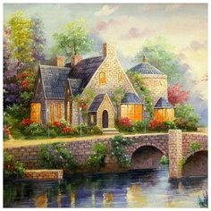 Алмазная вышивка Molly "Уютный домик", 30x30