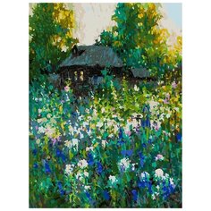 Картина по номерам "Домик", 30x40 см Белоснежка