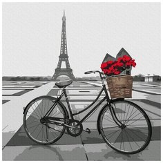 Картина по номерам "Из Парижа с любовью", 30x30 см Molly