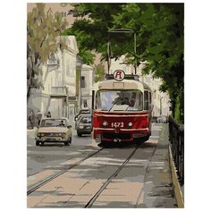 Картина по номерам "Трамвай Аннушка", 30x40 см Molly