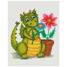 Алмазная мозаика "Цветовод", 20x25 см Белоснежка