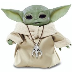 Робот Hasbro Звездные войны. Мандалорец. Малыш Йода зеленый/бежевый