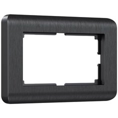 Рамка для двойной розетки Werkel Stream графит W0082104 4690389162541