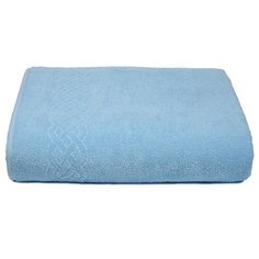 Простынь махровая Plait - 200х220 см - Цвет 131 - голубой, ДМ-Люкс