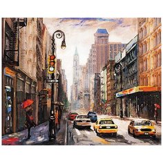 Картина по номерам «Тихая улица», 40x50 см, Цветной (Premium)