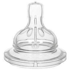Соска Wee Baby Classic Plus №1 круглая силиконовая 0-6m