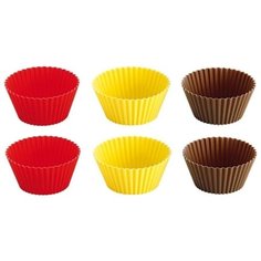 Корзинки силиконовые DELICIA 9 см, 6 шт / Tescoma