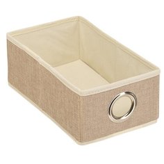 Короб для хранения "Лен" Д280 Ш160 В110, песочный Handy Home