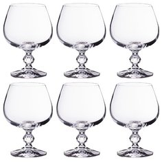 Набор бокалов для коньяка (6 шт) Crystalite 669-101 "claudie/sterna" 250 мл