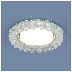 Встраиваемый точечный светильник с LED подсветкой Elektrostandard 3025 GX53 CL прозрачный