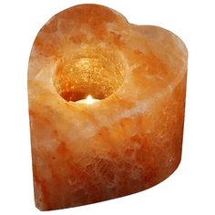 Соляной (солевой) подсвечник ЭКО ПЛЮС "Сердце"