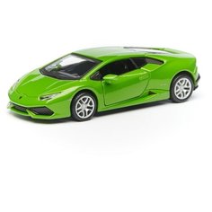 Bburago Коллекционная машинка 1:32 PLUS "Lamborghini Huracan LP 610-4", зеленый