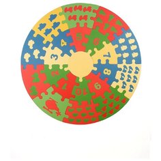 Развивающий коврик пазл "Круг" 120(см), 21 деталь ЭкоПолимеры